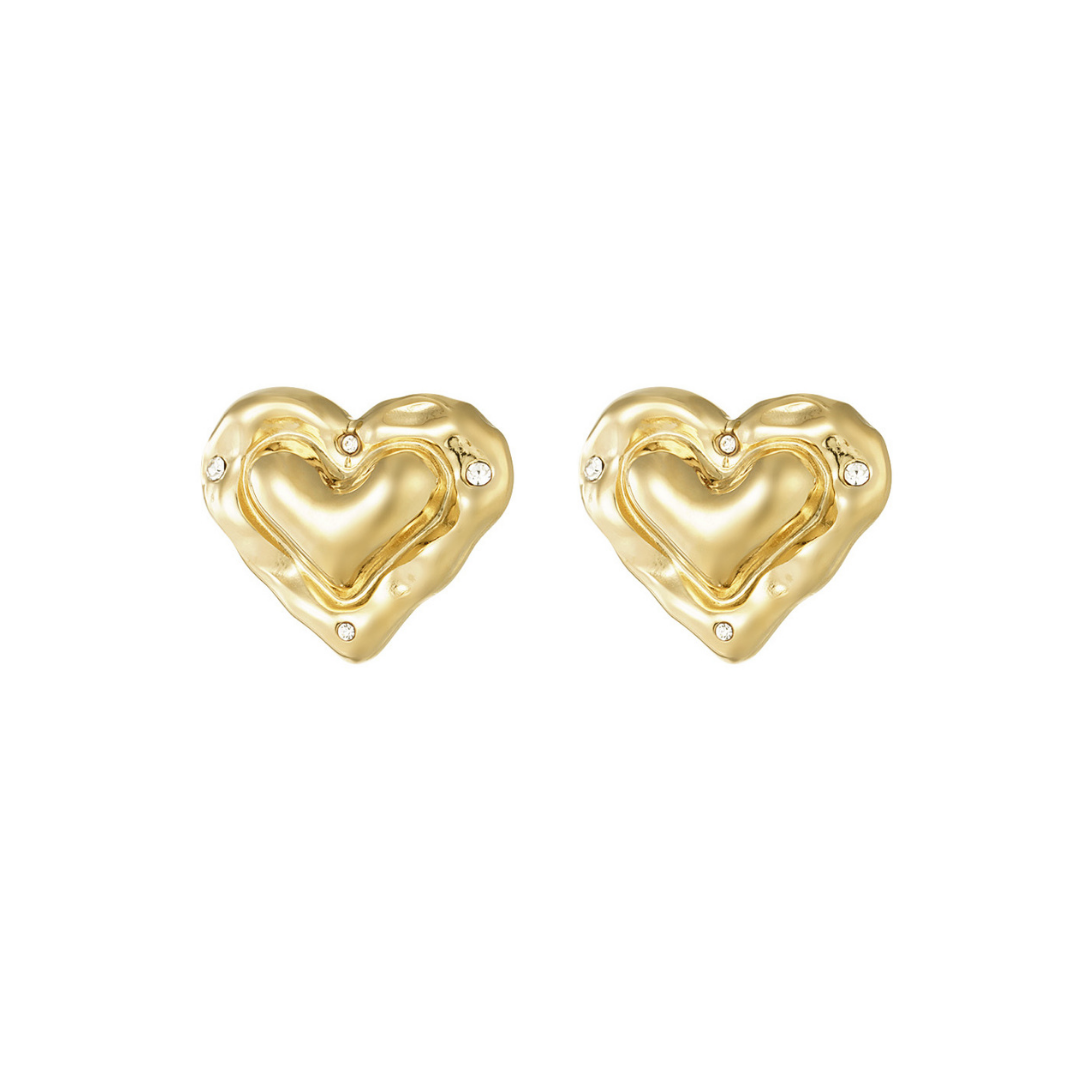 Shimmery Love Earrings