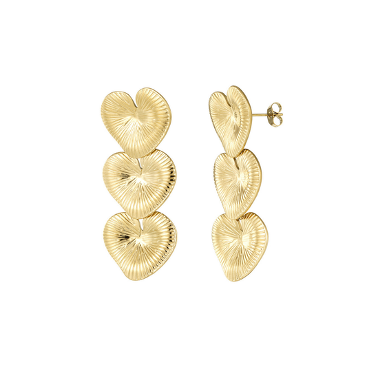 Triple Love Earrings