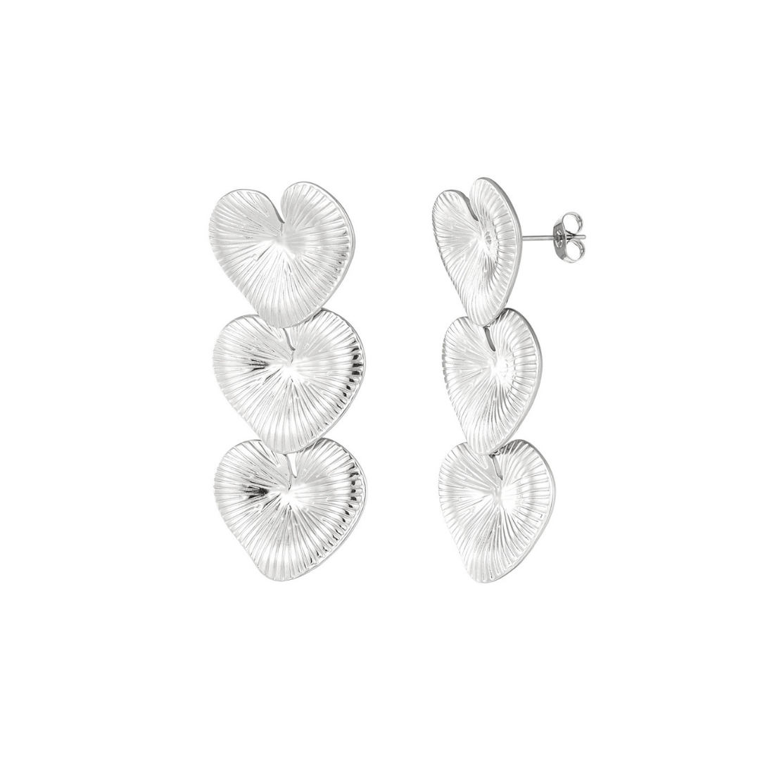 Triple Love Earrings