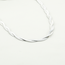 Afbeelding in Gallery-weergave laden, Braided Snake Necklace Zilver
