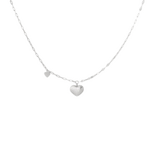 Afbeelding in Gallery-weergave laden, Dotted Heart Necklace Zilver
