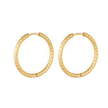 Afbeelding in Gallery-weergave laden, Printed Bigger Hoops Goud
