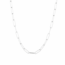 Afbeelding in Gallery-weergave laden, Oval Chain Necklace Zilver
