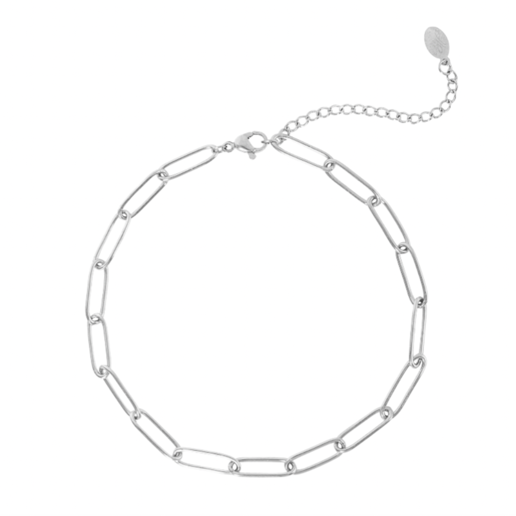 Oval Chain Bracelet Zilver